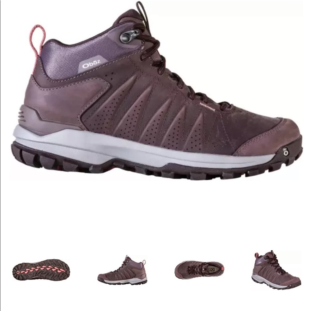 Oboz Women's Bridger Mid Waterproof Outdoor Hiking Boots - Size 7.5